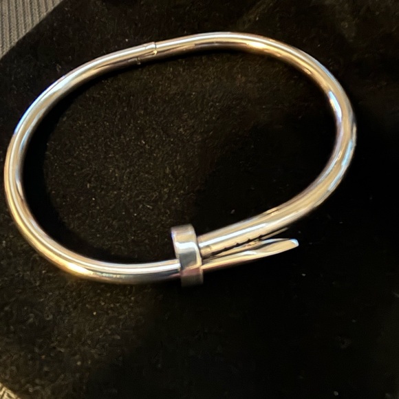 None Jewelry - Nail bangle bracelet
